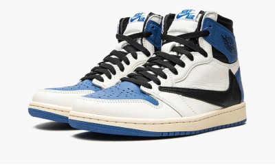 JORDAN X TRAVIS SCOTT AIR JORDAN 1 HIGH OG SP SNEAKERS