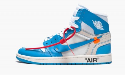 NIKE X OFF-WHITE AIR JORDAN 1 RETRO HIGH Off-White - UNC