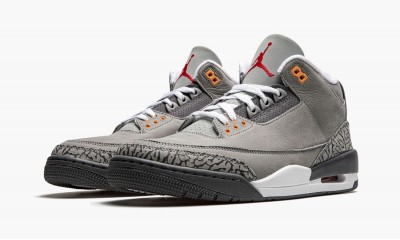 JORDAN AIR JORDAN 3 RETRO Cool Grey