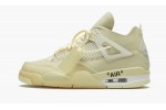 NIKE X OFF-WHITE AIR JORDAN 4 RETRO SP  Off-White - Sail
