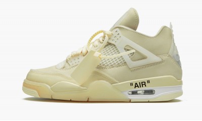 NIKE X OFF-WHITE AIR JORDAN 4 RETRO SP  Off-White - Sail