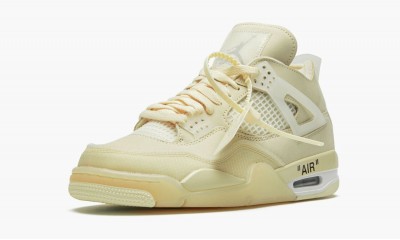 NIKE X OFF-WHITE AIR JORDAN 4 RETRO SP  Off-White - Sail