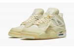 NIKE X OFF-WHITE AIR JORDAN 4 RETRO SP  Off-White - Sail