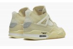 NIKE X OFF-WHITE AIR JORDAN 4 RETRO SP  Off-White - Sail