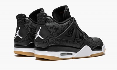 JORDAN AIR JORDAN 4 RETRO SE Black Laser