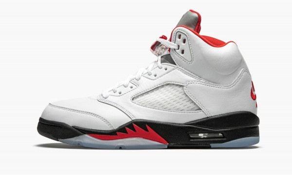 JORDAN AIR JORDAN 5 RETRO Fire Red Silver Tongue 2020