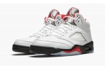 JORDAN AIR JORDAN 5 RETRO Fire Red Silver Tongue 2020