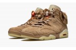 JORDAN AIR JORDAN 6 RETRO TRAVIS SCOTT - BRITISH KHAKI SNEAKERS