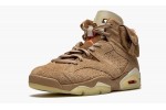 JORDAN AIR JORDAN 6 RETRO TRAVIS SCOTT - BRITISH KHAKI SNEAKERS