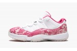 JORDAN WMNS AIR JORDAN 11 RETRO LOW Pink Snakeskin