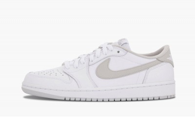 JORDAN AIR JORDAN 1 RETRO LOW OG White / Neutral Grey - 2015 Release