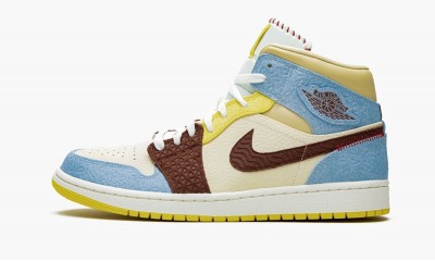 JORDAN AIR JORDAN 1 MID SE Maison Chateau Rouge Fearless