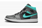 JORDAN AIR JORDAN 1 MID Grey/Aqua
