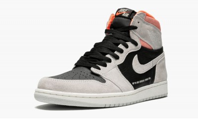 JORDAN AIR JORDAN 1 RETRO HIGH OG Neutral Grey/Hyper Crimson