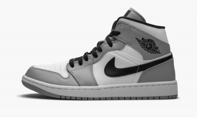 JORDAN AIR JORDAN 1 MID Light Smoke Grey