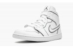 JORDAN AIR JORDAN 1 MID Iridescent Outline
