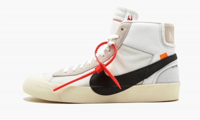 NIKE X OFF-WHITE THE 10: NIKE BLAZER MID Off-White