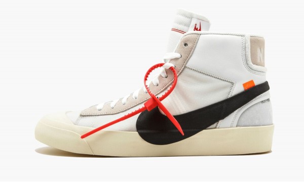 NIKE X OFF-WHITE THE 10: NIKE BLAZER MID Off-White