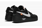NIKE X OFF-WHITE THE 10: NIKE AIR FORCE 1 LOW Off-White Black