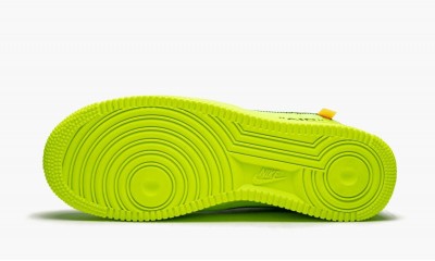 NIKE X OFF-WHITE THE 10: NIKE AIR FORCE 1 LOW Off-White Volt