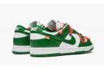 NIKE X OFF-WHITE DUNK LOW Off-White - Pine Green