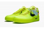 NIKE X OFF-WHITE THE 10: NIKE AIR FORCE 1 LOW Off-White Volt
