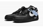 NIKE X OFF-WHITE THE 10: NIKE AIR FORCE 1 LOW Off-White Black