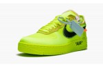 NIKE X OFF-WHITE THE 10: NIKE AIR FORCE 1 LOW Off-White Volt