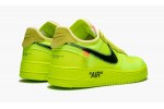 NIKE X OFF-WHITE THE 10: NIKE AIR FORCE 1 LOW Off-White Volt