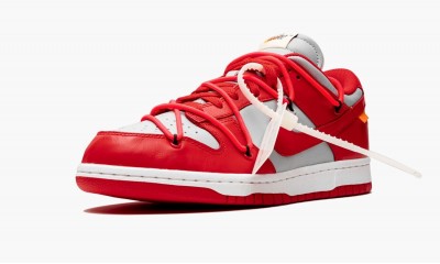 NIKE X OFF-WHITE DUNK LOW Off-White - University Red