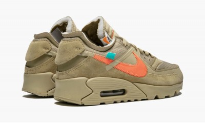 NIKE X OFF-WHITE THE 10: NIKE AIR MAX 90 Off-White / Desert Ore