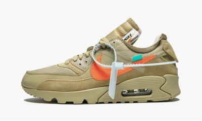NIKE X OFF-WHITE THE 10: NIKE AIR MAX 90 Off-White / Desert Ore