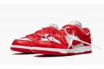 NIKE X OFF-WHITE DUNK LOW Off-White - University Red