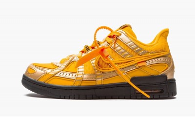 NIKE X OFF-WHITE AIR RUBBER DUNK Off-White- University Gold