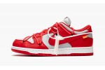 NIKE X OFF-WHITE DUNK LOW Off-White - University Red