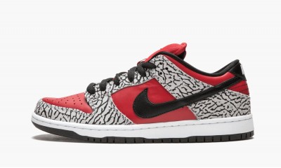 NIKE SB DUNK LOW PREMIUM Supreme - Red Cement