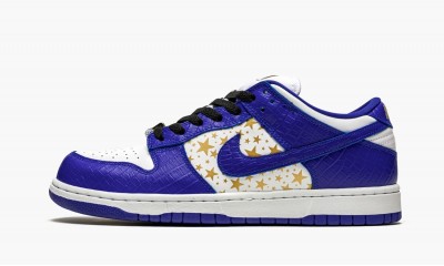 NIKE SB DUNK LOW Supreme - Stars - Hyper Blue
