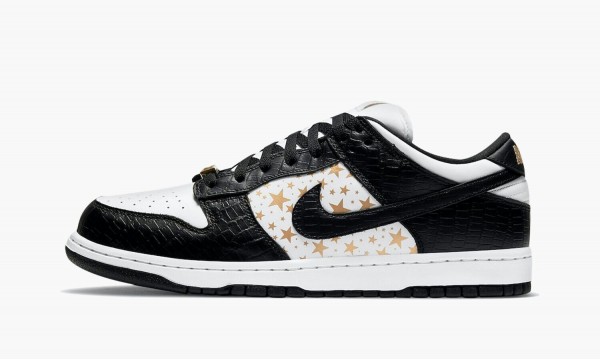 NIKE SB DUNK LOW Supreme - Stars - Black