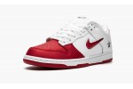 NIKE SB DUNK LOW Supreme - Jewel Swoosh Red/White