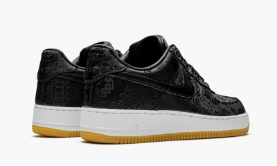 NIKE AIR FORCE 1 07 Clot x Fragment - Black Silk