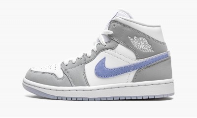 JORDAN
WMNS AIR JORDAN 1 MID
Wolf Grey / Aluminum