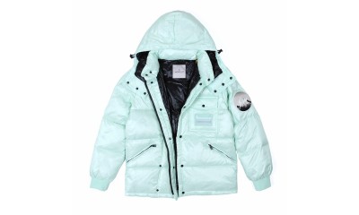 Moncler X Fragment Design Blue Down Jacket