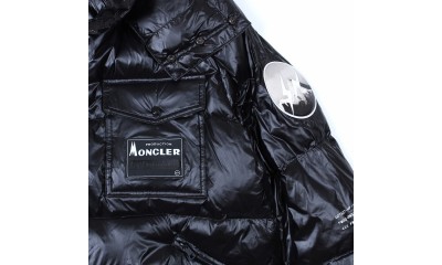 Moncler X Fragment Design Black Down Jacket
