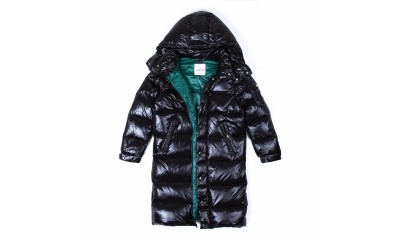 Moncler Long Jacket Blakc Down