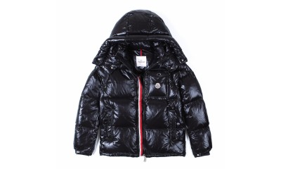 Moncler Down Jacket Black Maya