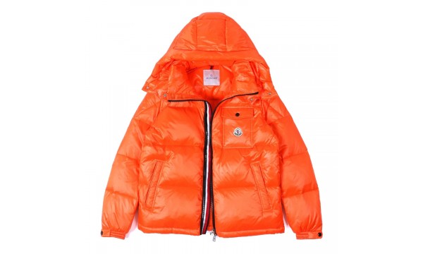 Moncler Down Jacket Orange Maya
