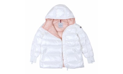 Moncler White Down Jacket