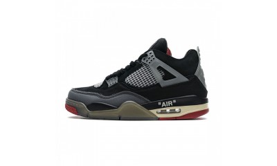 Air Jordan 4 Bred x Off-White