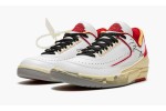 Off-White x Air Jordan 2 Low White/Varsity Red-Black