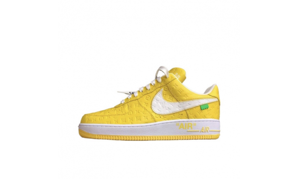 Louis Vuitton x Nike Air Force 1 Low Yellow